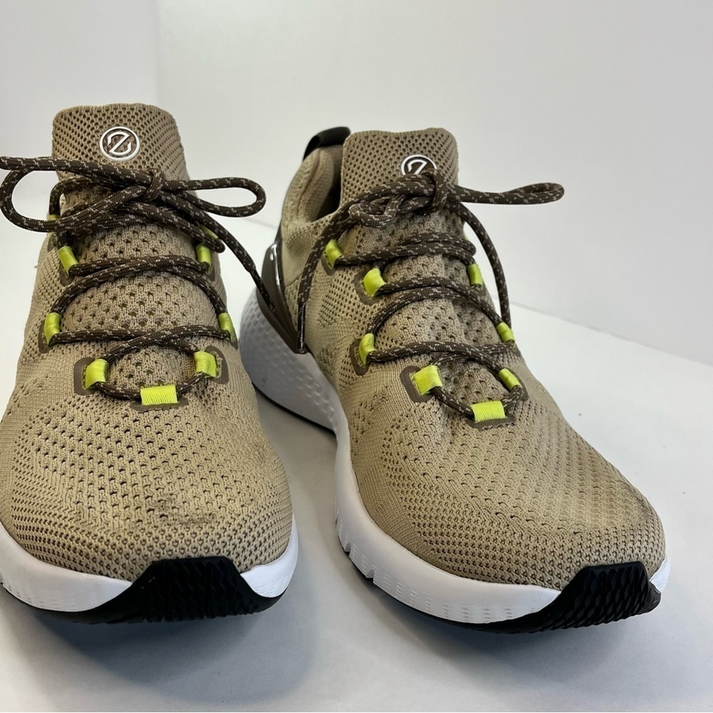 Cole Haan ZeroGrand Overtake Lite Running Tan White Sneakers Cushioned Sole 10.5 - Picture 2 of 10